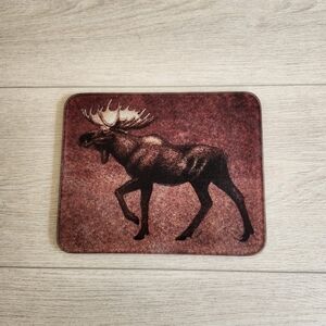 Glass Moose Cutting Bored